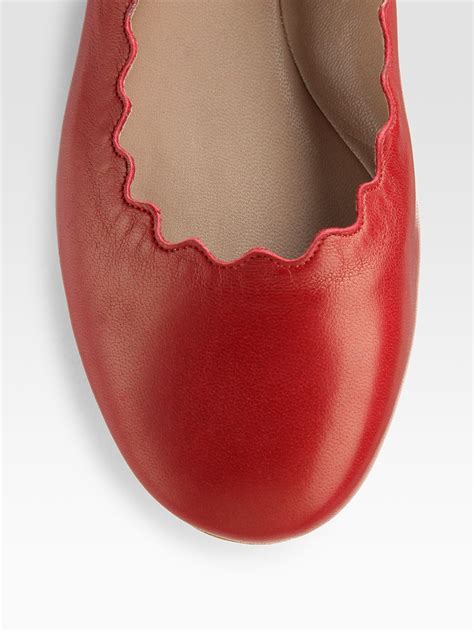 chloe scalloped flats|chloe scalloped heels.